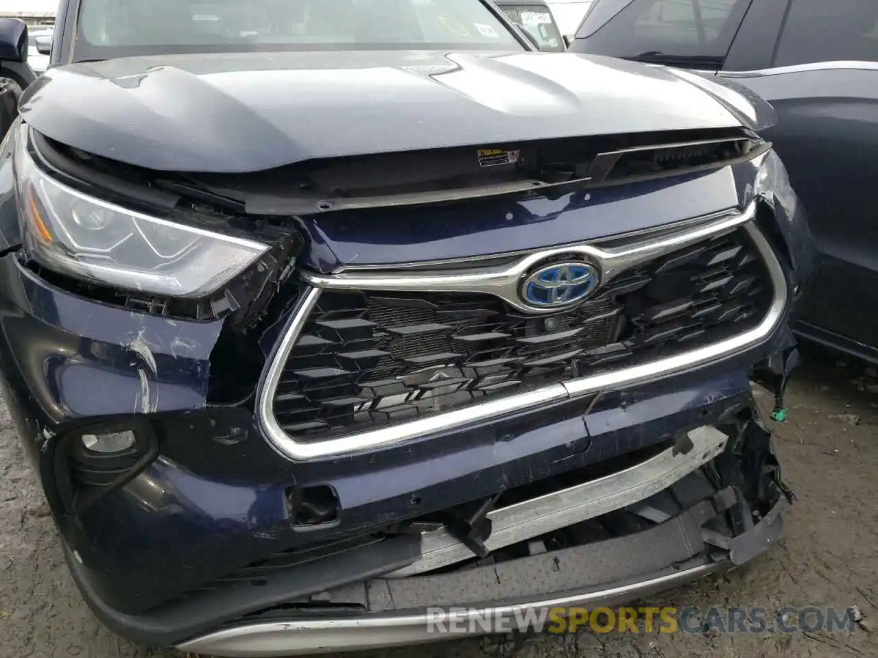 9 Photograph of a damaged car 5TDEBRCH8MS050976 TOYOTA HIGHLANDER 2021