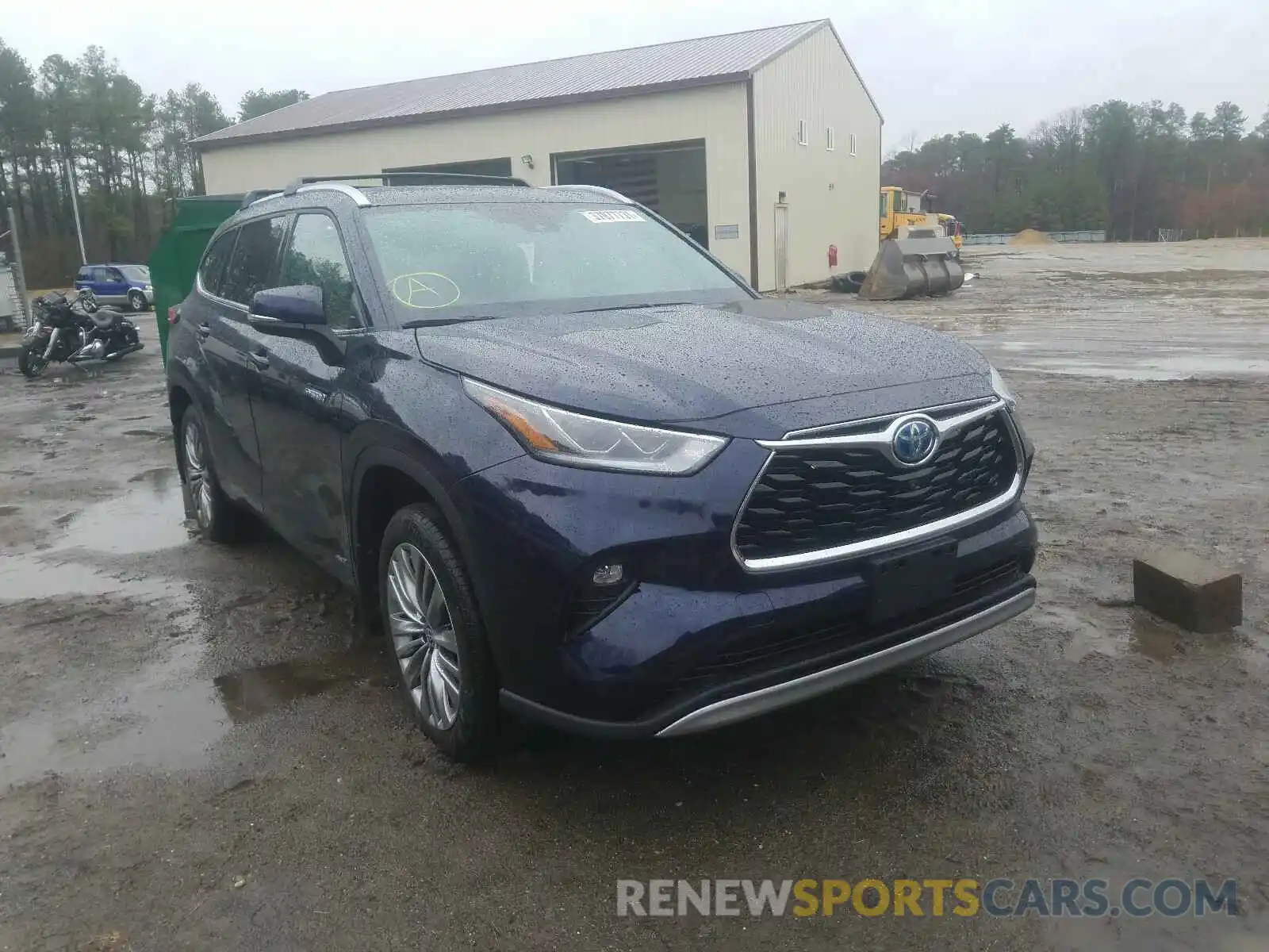 1 Photograph of a damaged car 5TDEBRCH9MS018831 TOYOTA HIGHLANDER 2021