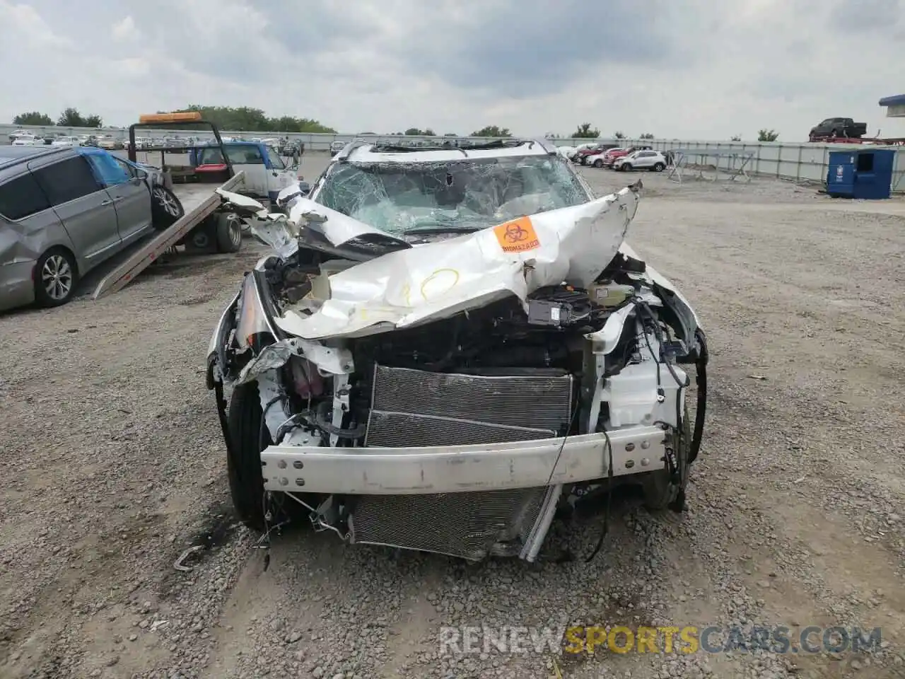 9 Photograph of a damaged car 5TDEBRCH9MS041722 TOYOTA HIGHLANDER 2021