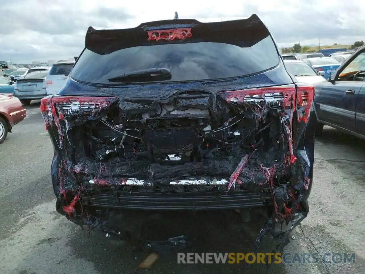 9 Photograph of a damaged car 5TDEBRCH9MS065857 TOYOTA HIGHLANDER 2021