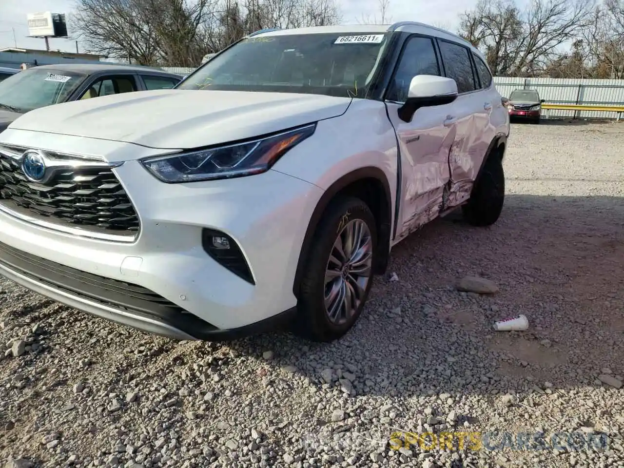 9 Photograph of a damaged car 5TDFARAH1MS008160 TOYOTA HIGHLANDER 2021