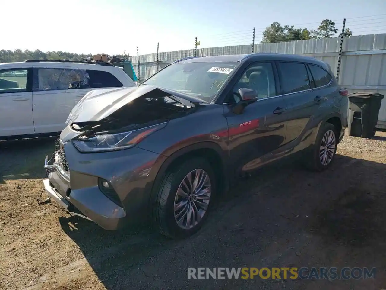 2 Photograph of a damaged car 5TDFARAH1MS012211 TOYOTA HIGHLANDER 2021