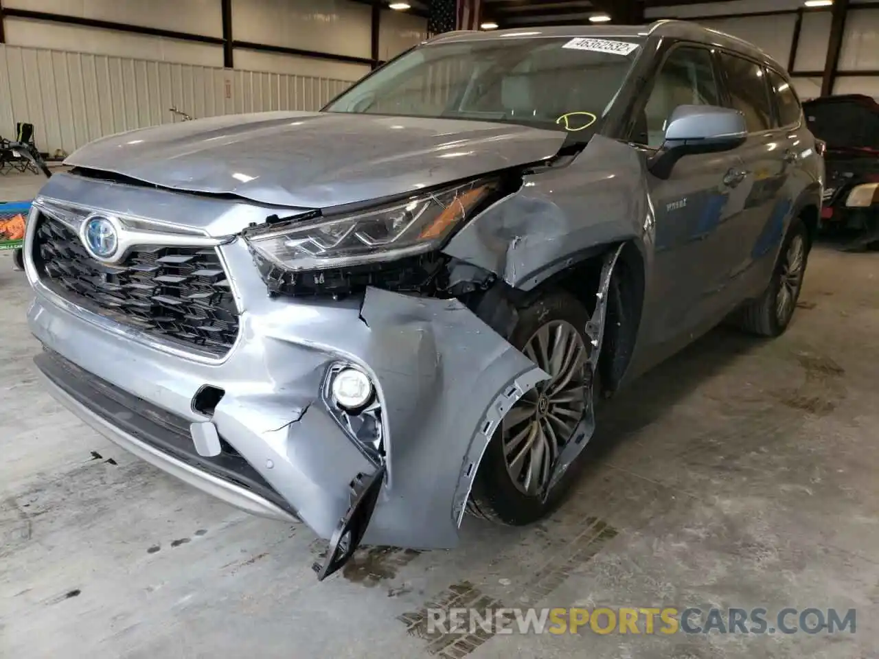 2 Photograph of a damaged car 5TDFARAH6MS009210 TOYOTA HIGHLANDER 2021