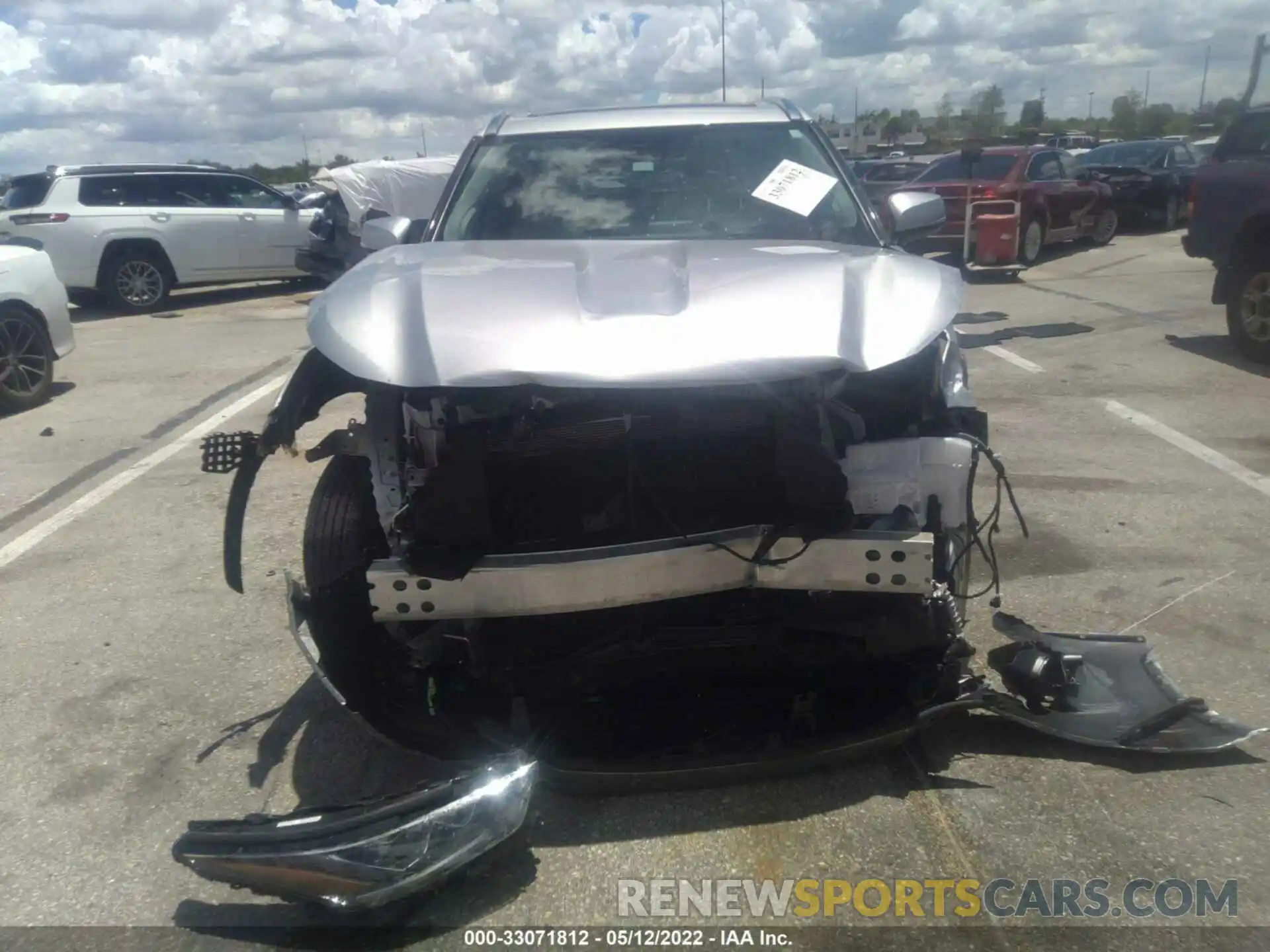 6 Photograph of a damaged car 5TDFZRAH0MS045693 TOYOTA HIGHLANDER 2021