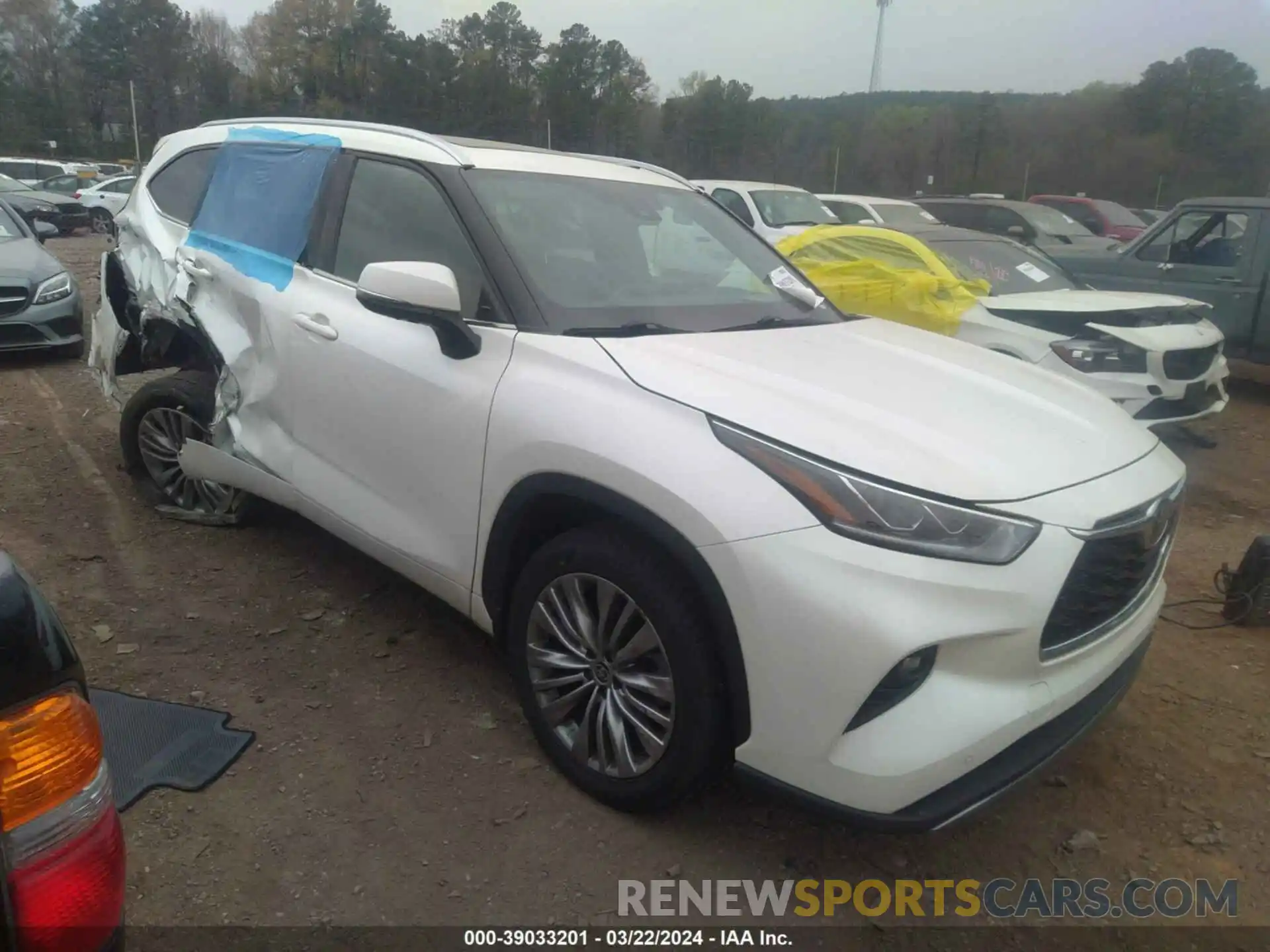 1 Photograph of a damaged car 5TDFZRAH2MS040575 TOYOTA HIGHLANDER 2021