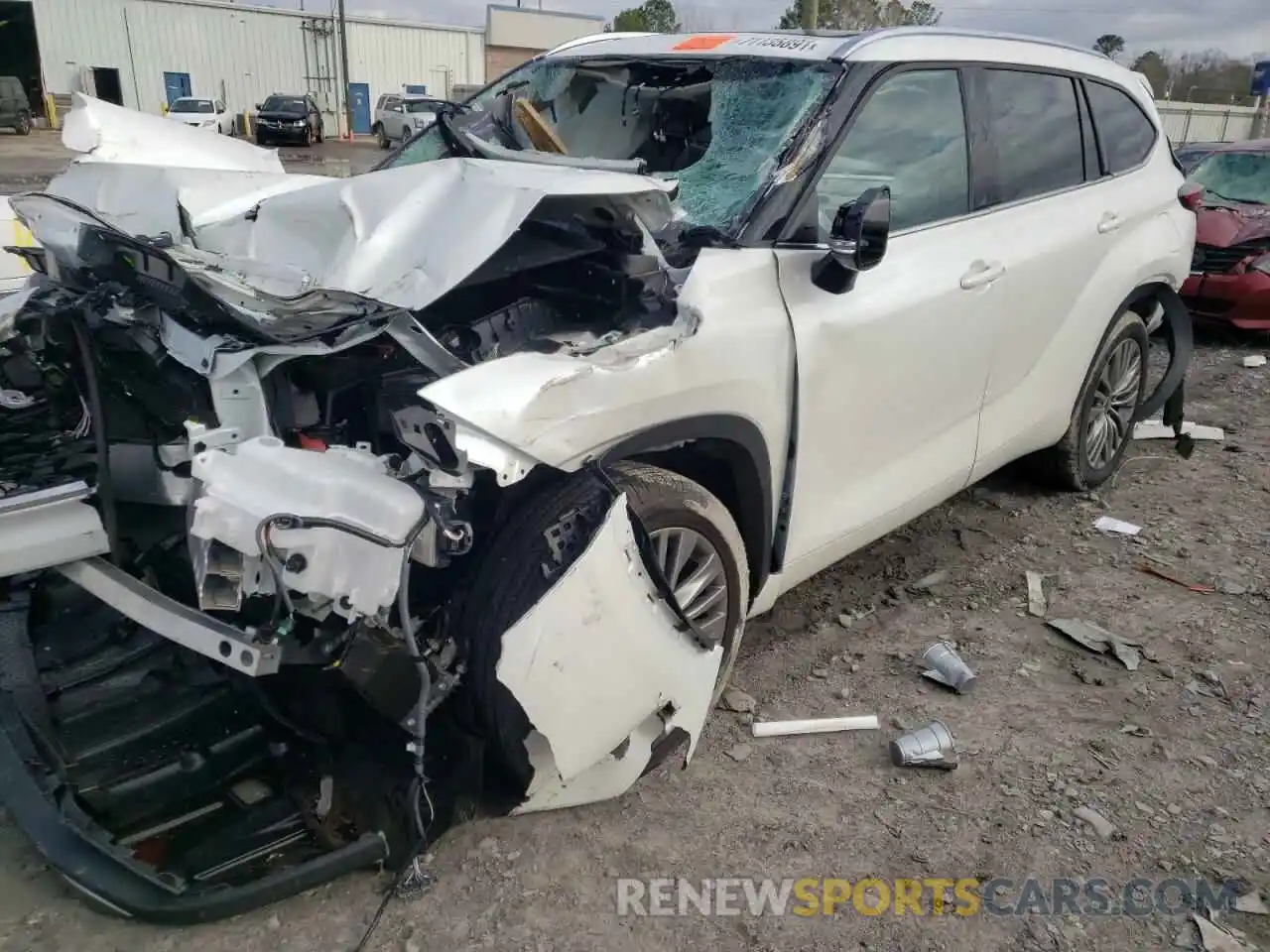 2 Photograph of a damaged car 5TDFZRAH2MS072068 TOYOTA HIGHLANDER 2021