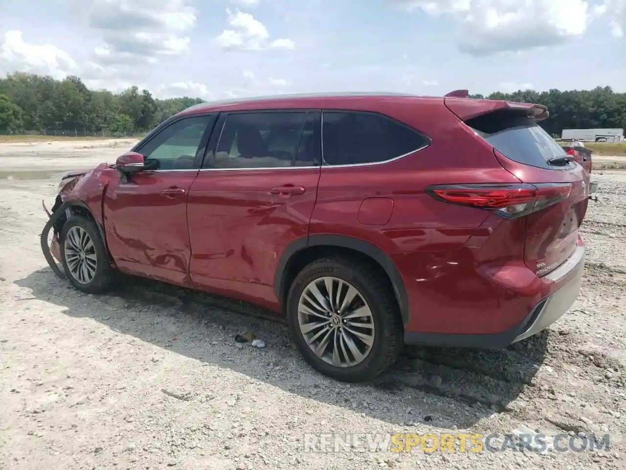 2 Photograph of a damaged car 5TDFZRAH3MS036390 TOYOTA HIGHLANDER 2021