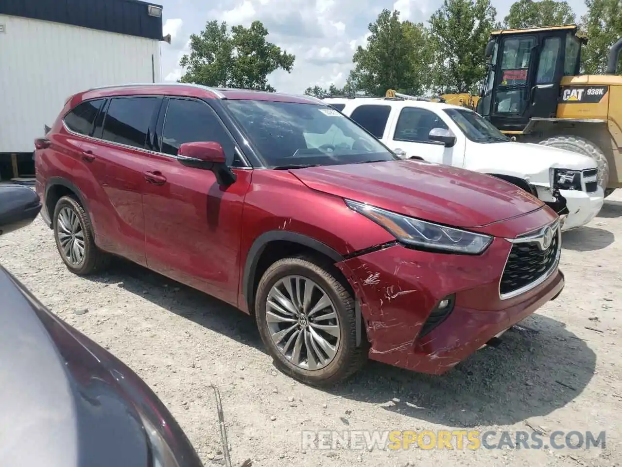 4 Photograph of a damaged car 5TDFZRAH3MS036390 TOYOTA HIGHLANDER 2021