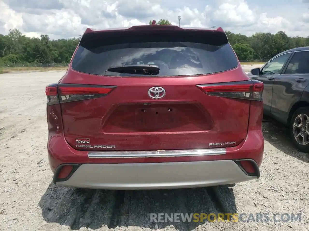 6 Photograph of a damaged car 5TDFZRAH3MS036390 TOYOTA HIGHLANDER 2021