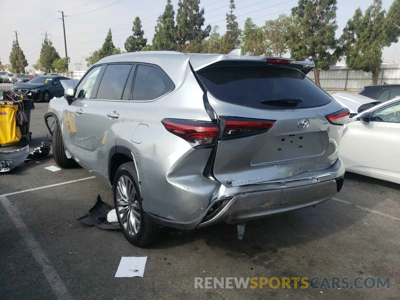 3 Photograph of a damaged car 5TDFZRAH3MS047728 TOYOTA HIGHLANDER 2021