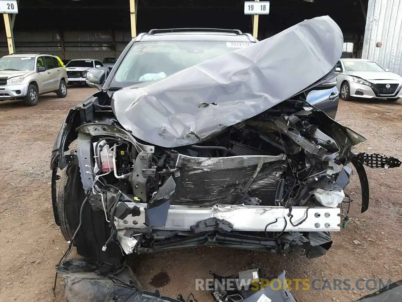 9 Photograph of a damaged car 5TDFZRAH4MS038407 TOYOTA HIGHLANDER 2021