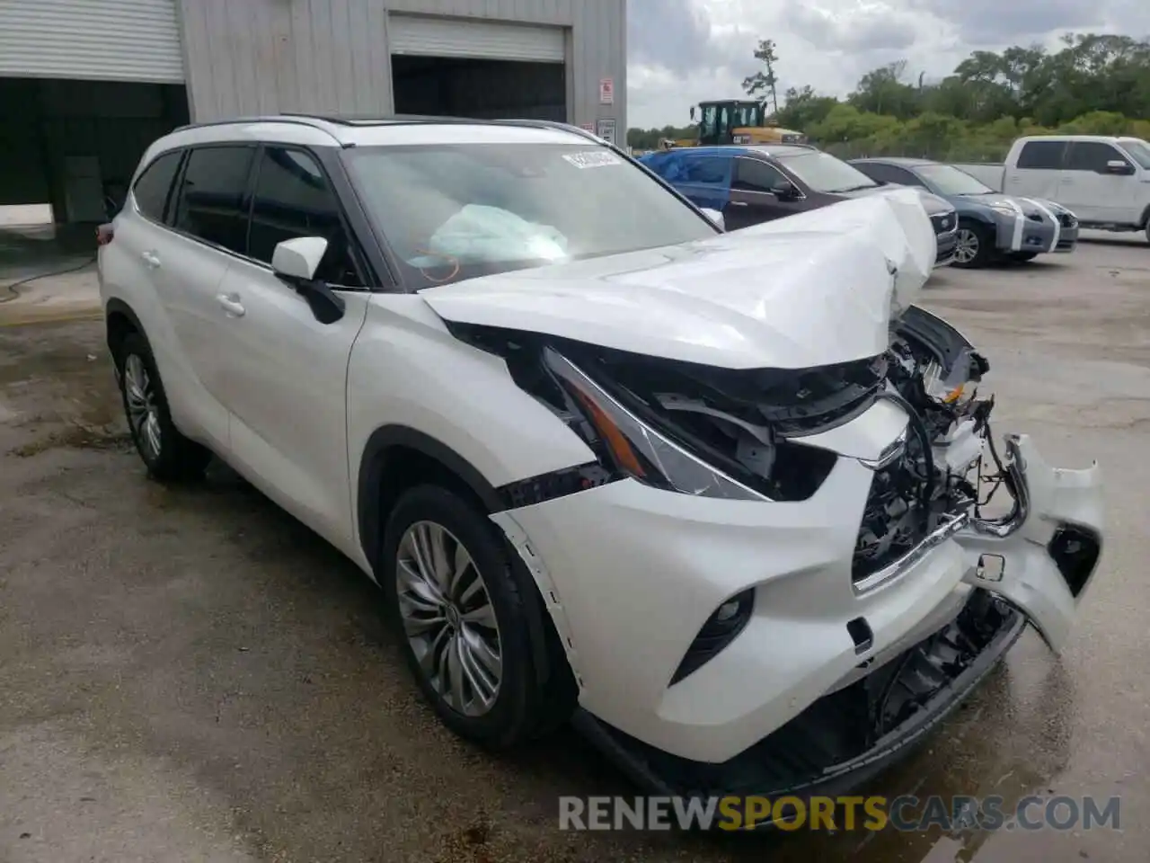 1 Photograph of a damaged car 5TDFZRAH4MS072721 TOYOTA HIGHLANDER 2021