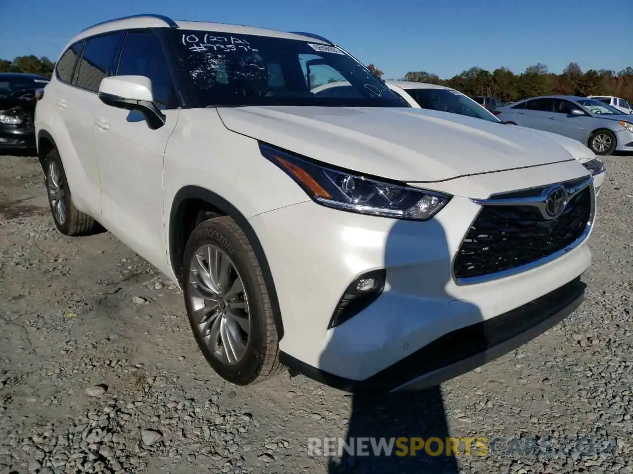 1 Photograph of a damaged car 5TDFZRAH6MS064703 TOYOTA HIGHLANDER 2021