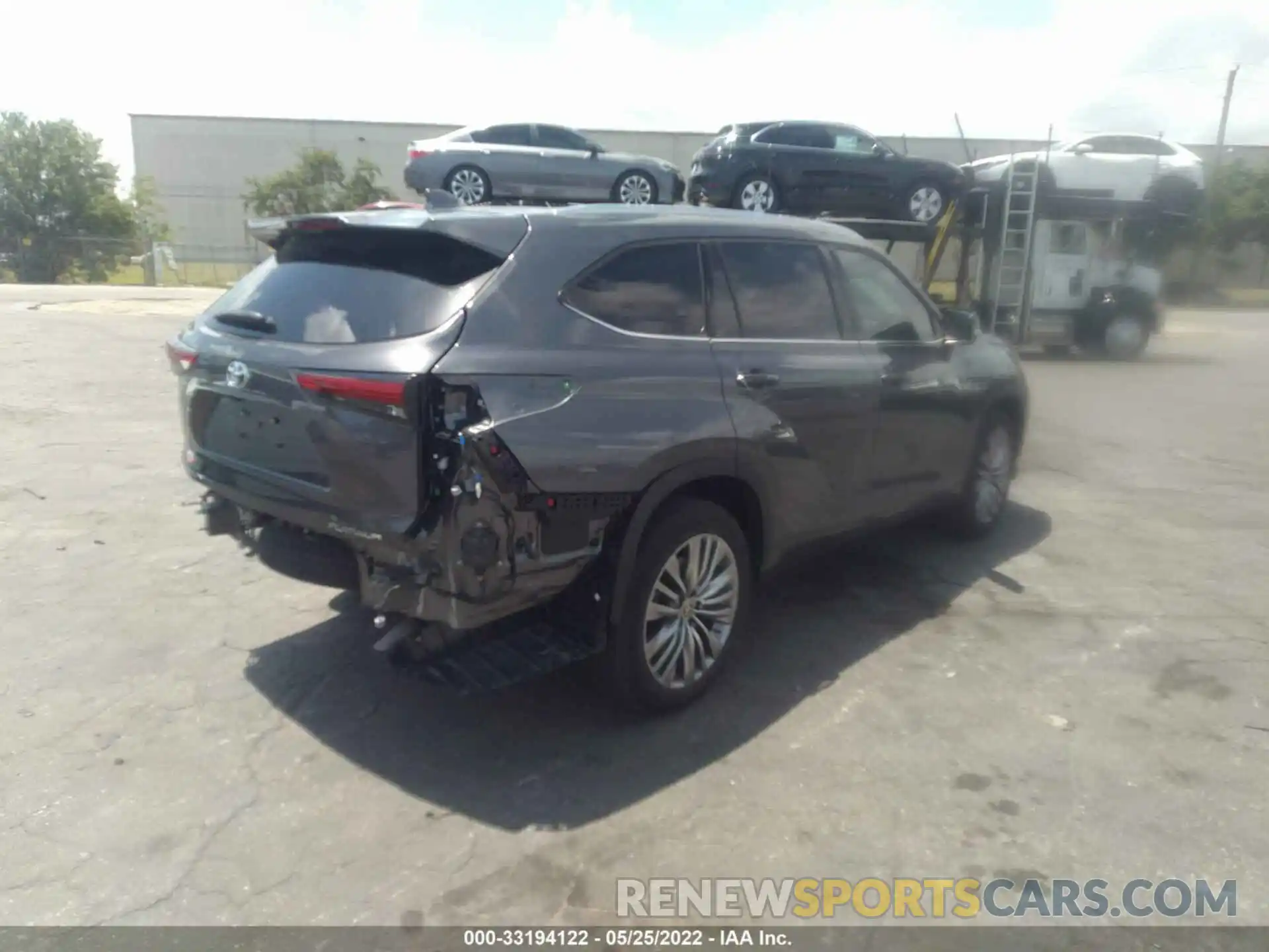 4 Фотография поврежденного автомобиля 5TDFZRAH7MS068209 TOYOTA HIGHLANDER 2021