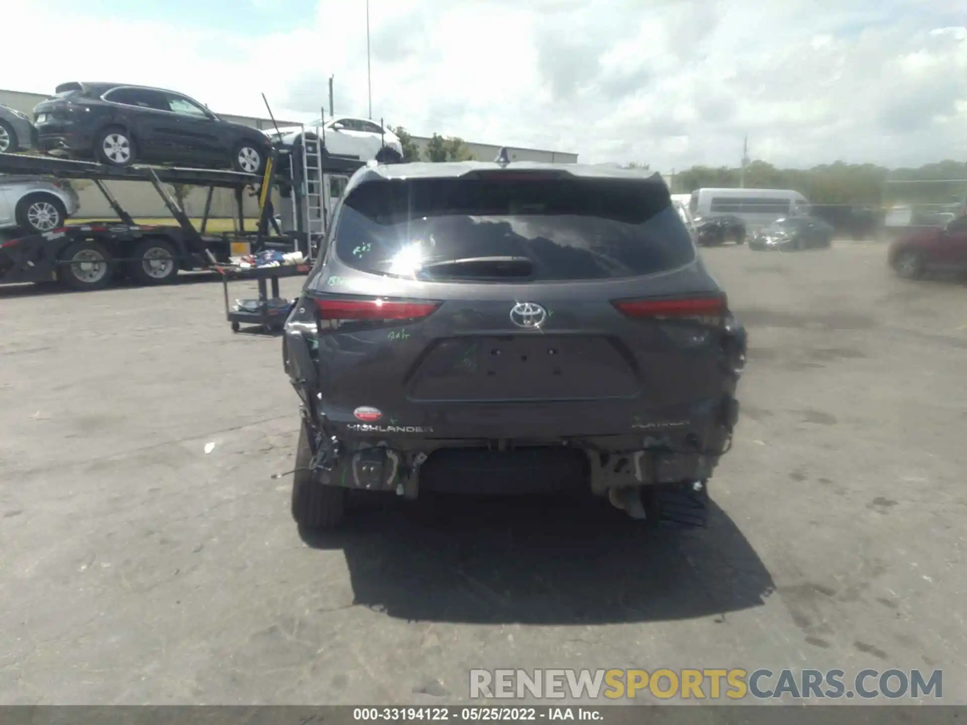 6 Photograph of a damaged car 5TDFZRAH7MS068209 TOYOTA HIGHLANDER 2021