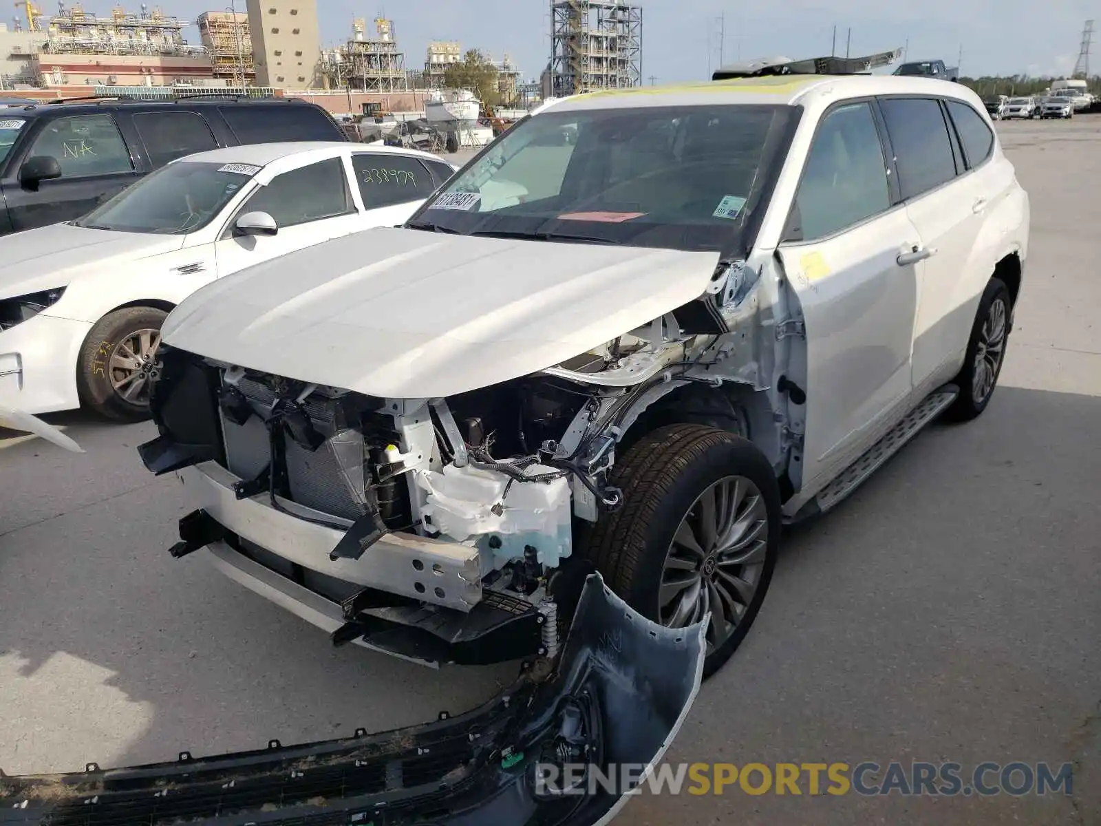 2 Фотография поврежденного автомобиля 5TDFZRAH7MS069151 TOYOTA HIGHLANDER 2021