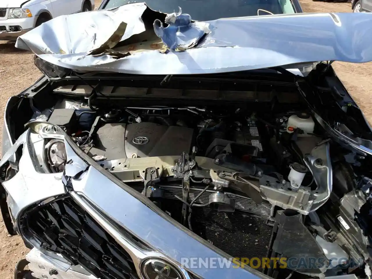 7 Photograph of a damaged car 5TDFZRAH8MS038023 TOYOTA HIGHLANDER 2021