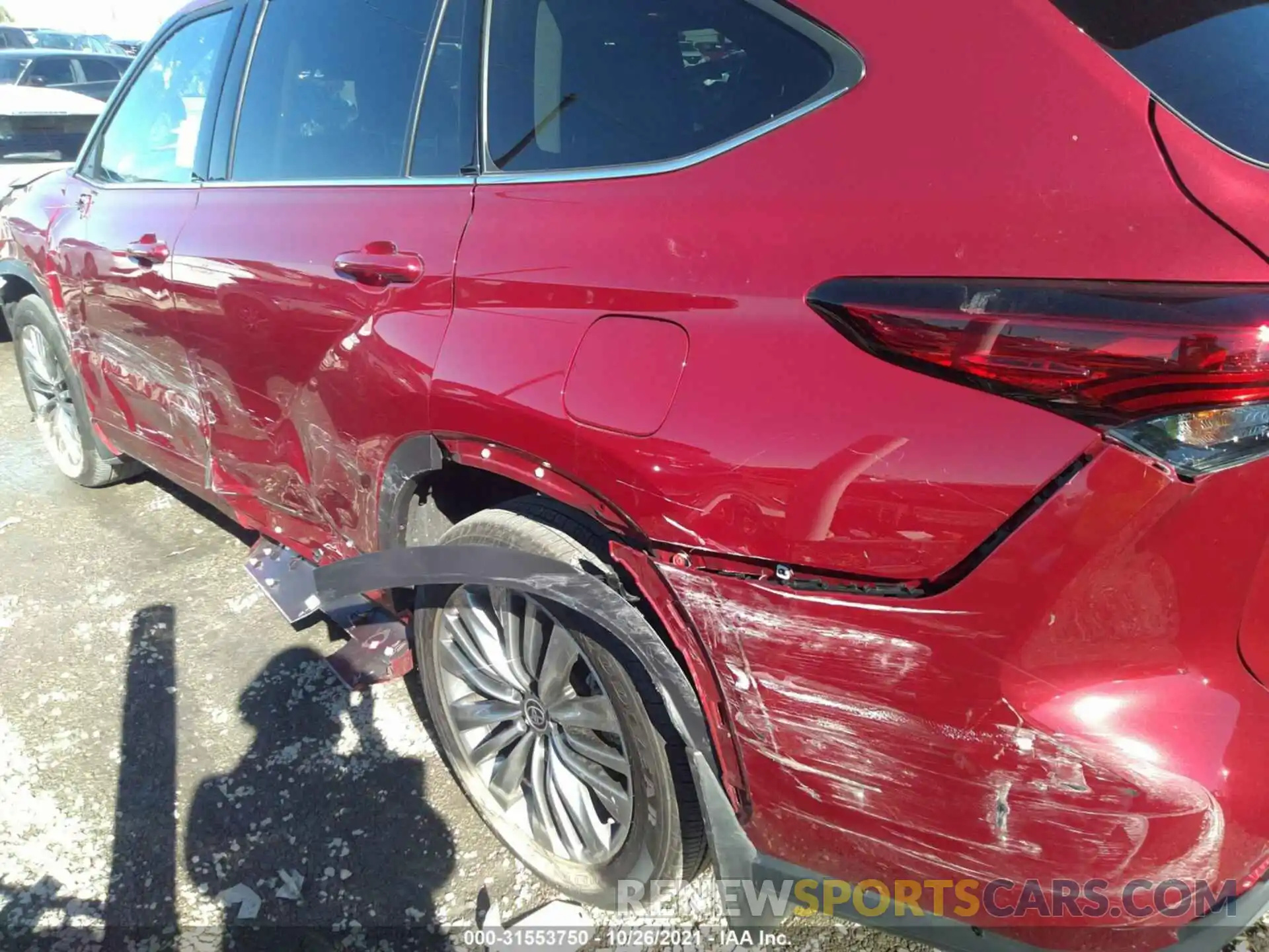 6 Photograph of a damaged car 5TDFZRAH8MS048759 TOYOTA HIGHLANDER 2021