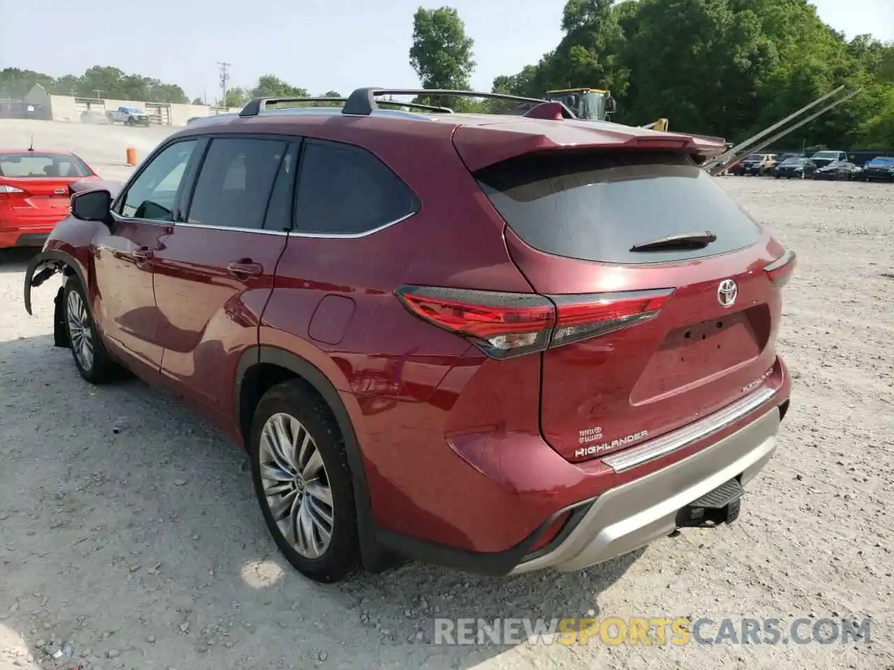 3 Photograph of a damaged car 5TDFZRBH0MS078370 TOYOTA HIGHLANDER 2021