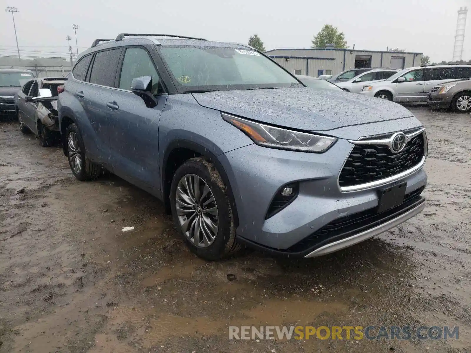 1 Photograph of a damaged car 5TDFZRBH0MS104692 TOYOTA HIGHLANDER 2021