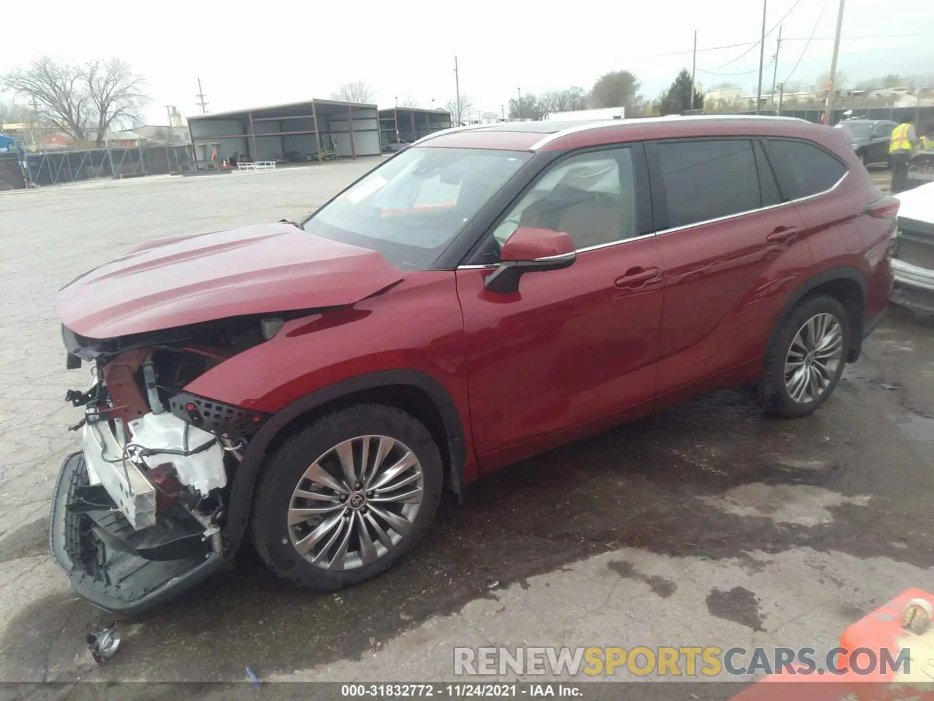 2 Photograph of a damaged car 5TDFZRBH0MS110668 TOYOTA HIGHLANDER 2021