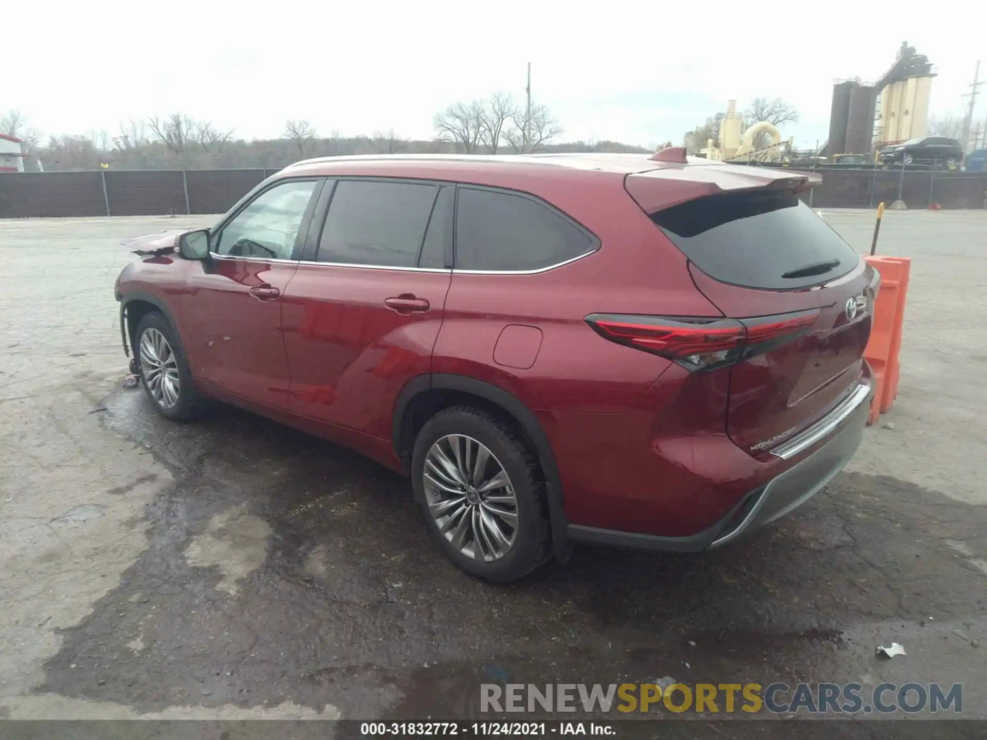 3 Photograph of a damaged car 5TDFZRBH0MS110668 TOYOTA HIGHLANDER 2021