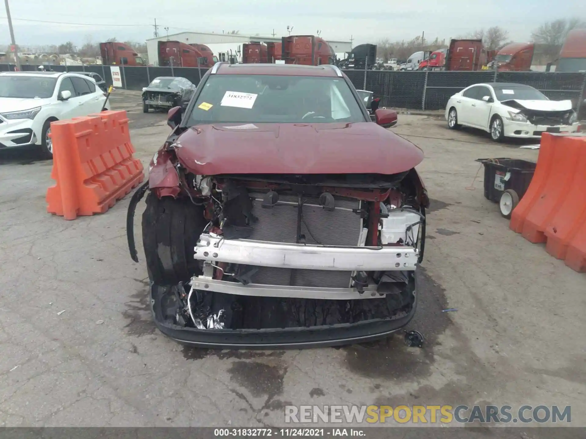 6 Photograph of a damaged car 5TDFZRBH0MS110668 TOYOTA HIGHLANDER 2021