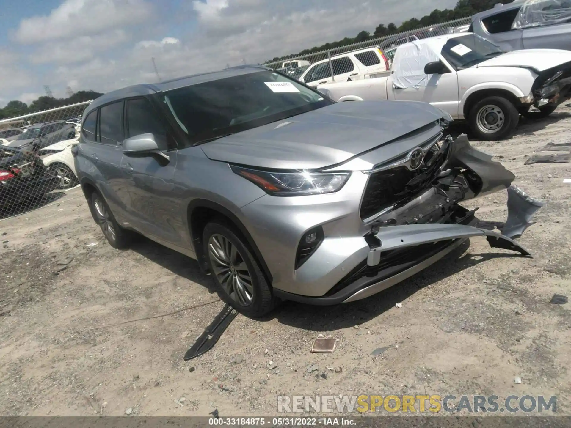 1 Photograph of a damaged car 5TDFZRBH0MS115837 TOYOTA HIGHLANDER 2021