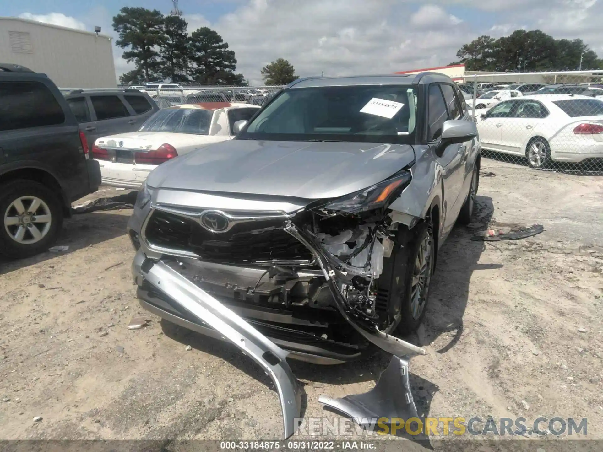 6 Photograph of a damaged car 5TDFZRBH0MS115837 TOYOTA HIGHLANDER 2021