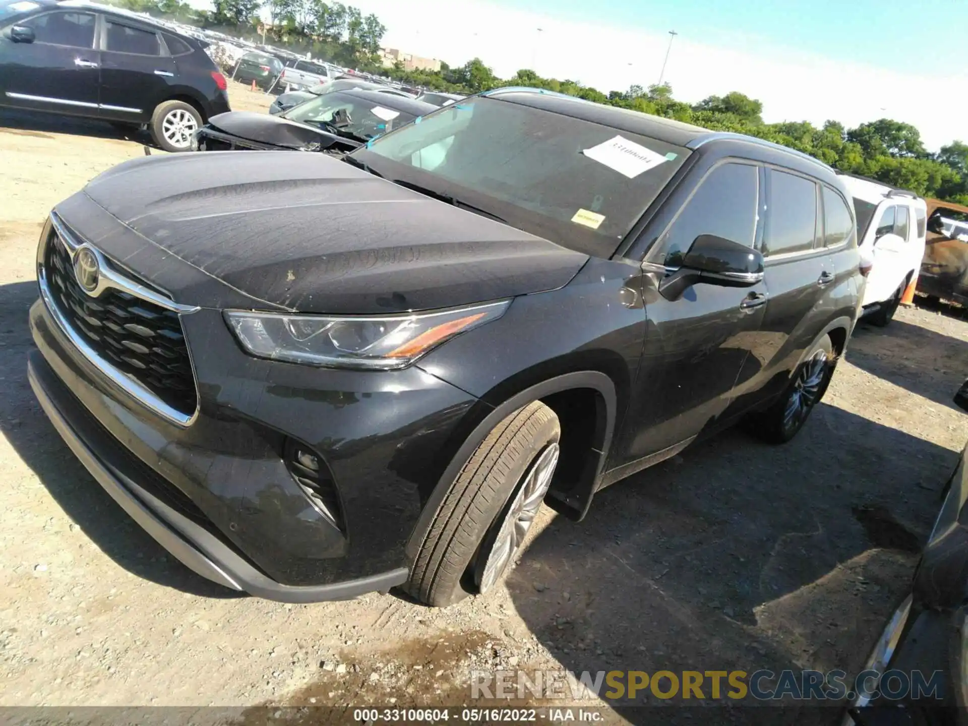 2 Photograph of a damaged car 5TDFZRBH0MS142195 TOYOTA HIGHLANDER 2021