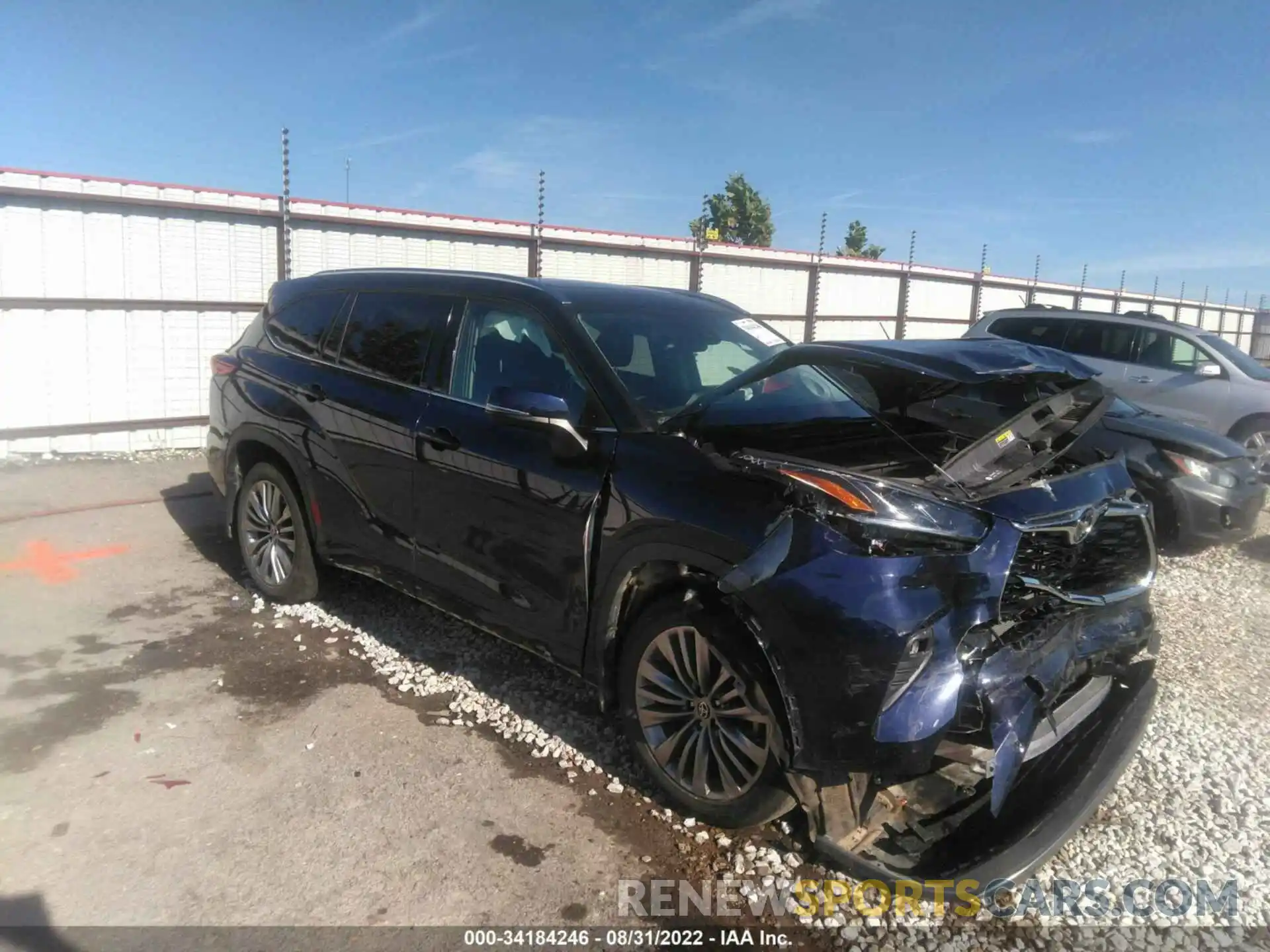 1 Photograph of a damaged car 5TDFZRBH0MS152449 TOYOTA HIGHLANDER 2021