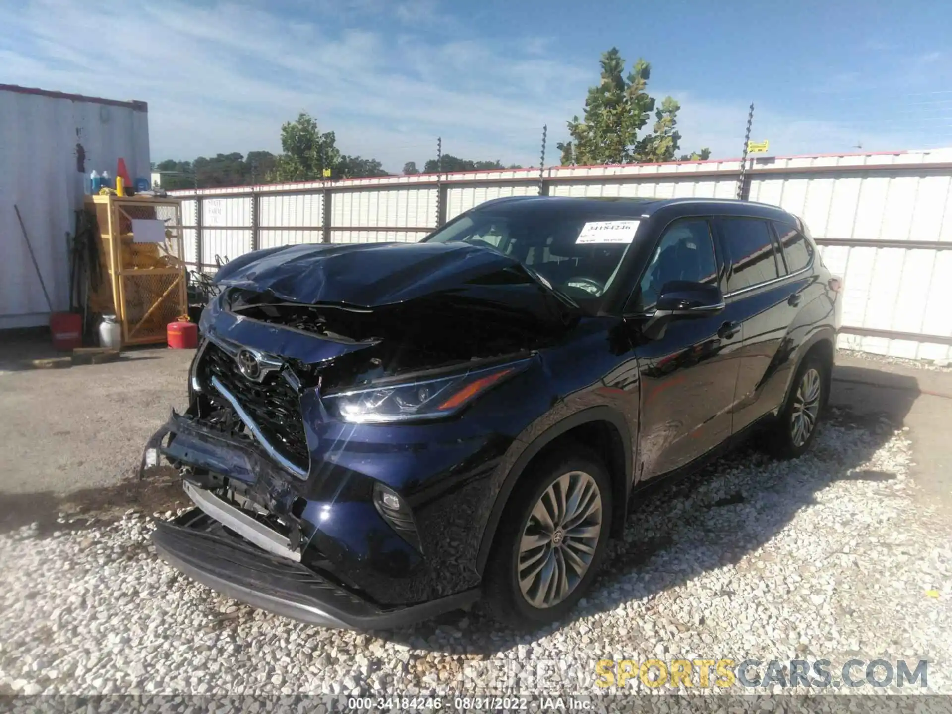 2 Photograph of a damaged car 5TDFZRBH0MS152449 TOYOTA HIGHLANDER 2021