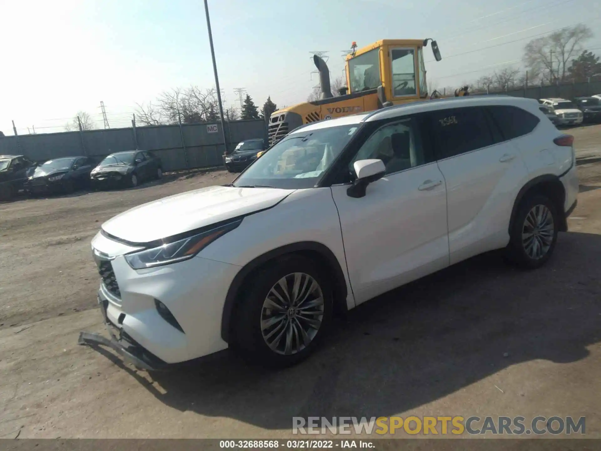 2 Photograph of a damaged car 5TDFZRBH1MS066468 TOYOTA HIGHLANDER 2021