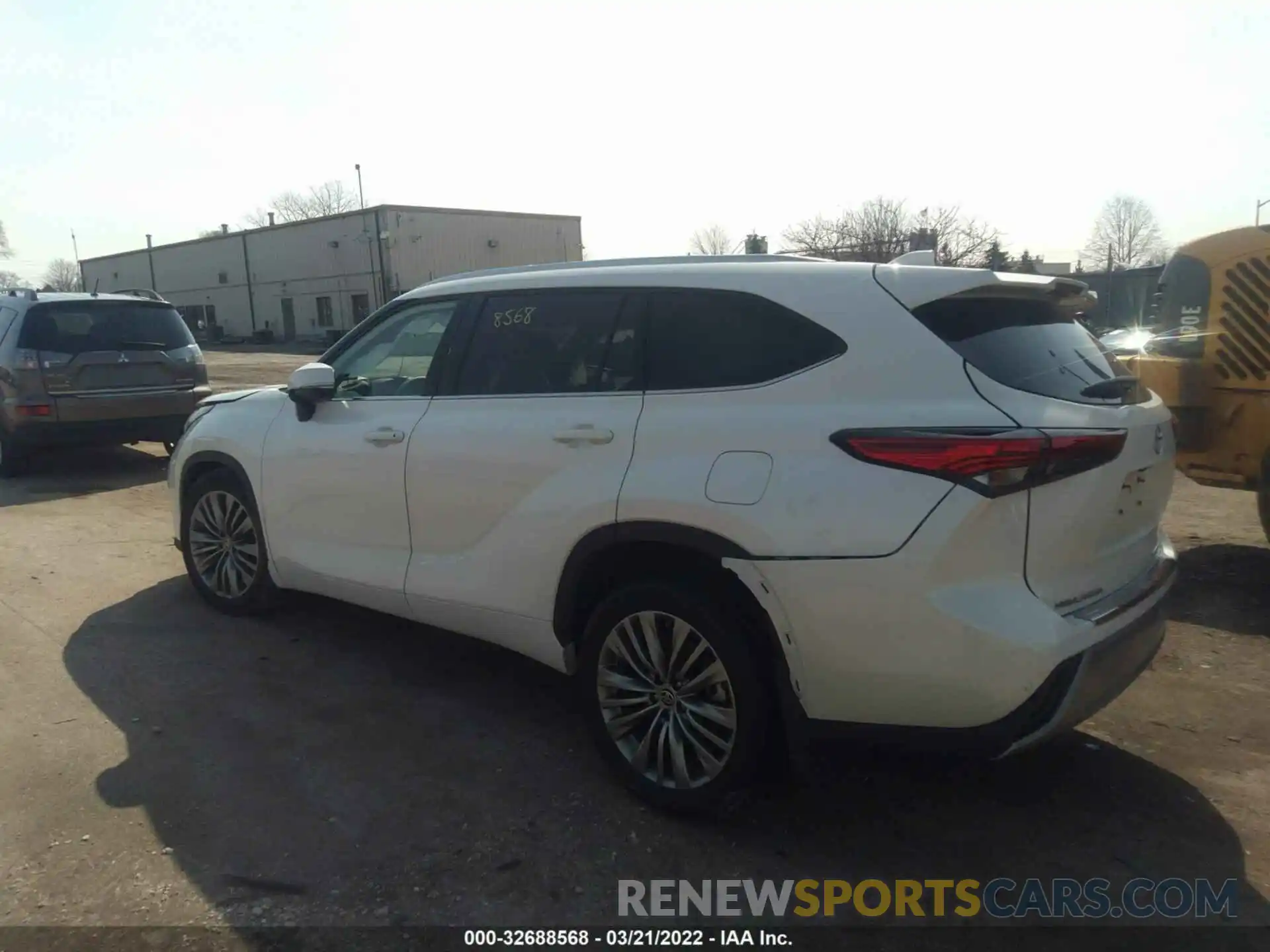 3 Photograph of a damaged car 5TDFZRBH1MS066468 TOYOTA HIGHLANDER 2021