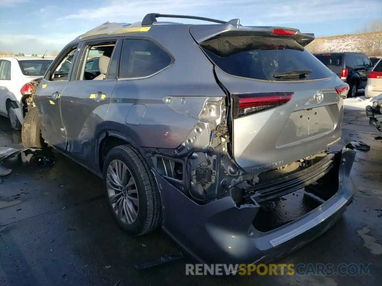 3 Photograph of a damaged car 5TDFZRBH1MS076594 TOYOTA HIGHLANDER 2021