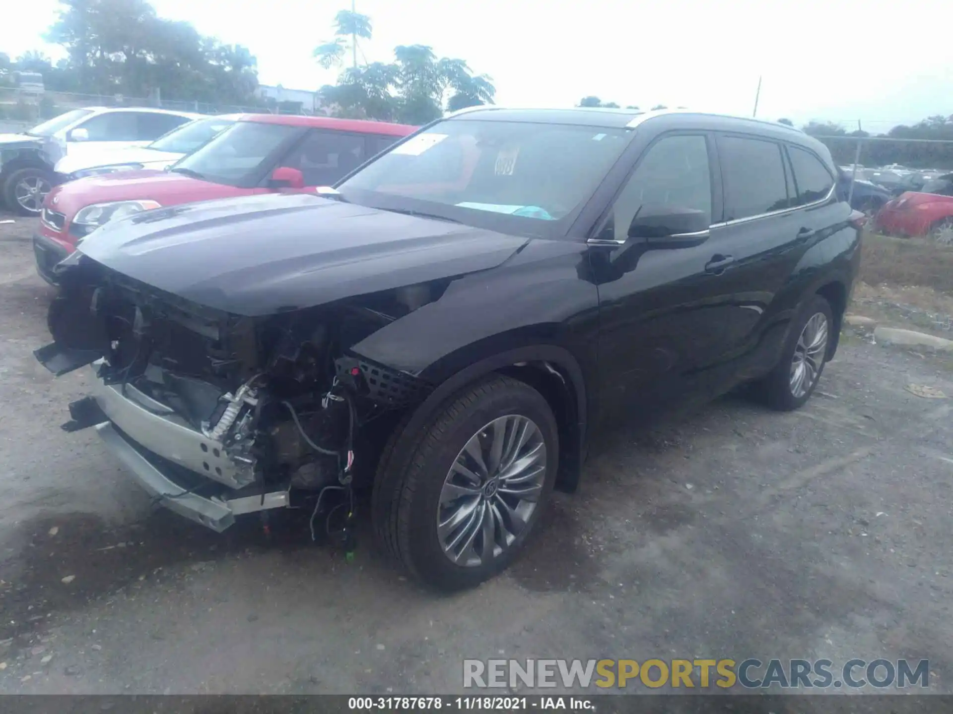 2 Photograph of a damaged car 5TDFZRBH1MS079026 TOYOTA HIGHLANDER 2021