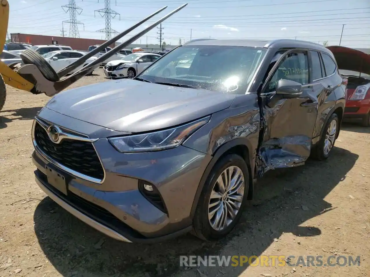 2 Photograph of a damaged car 5TDFZRBH1MS084940 TOYOTA HIGHLANDER 2021