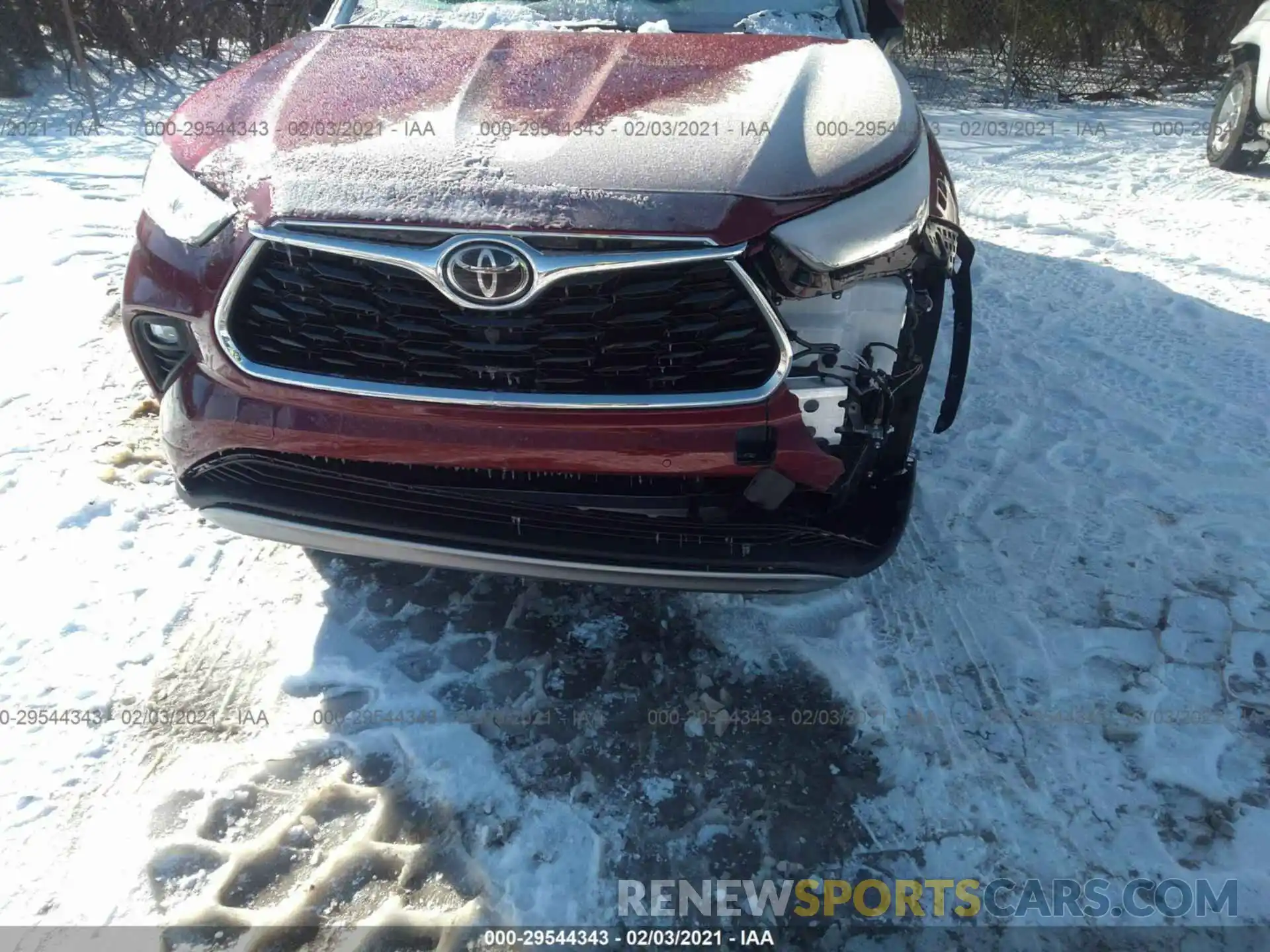 6 Photograph of a damaged car 5TDFZRBH2MS077740 TOYOTA HIGHLANDER 2021