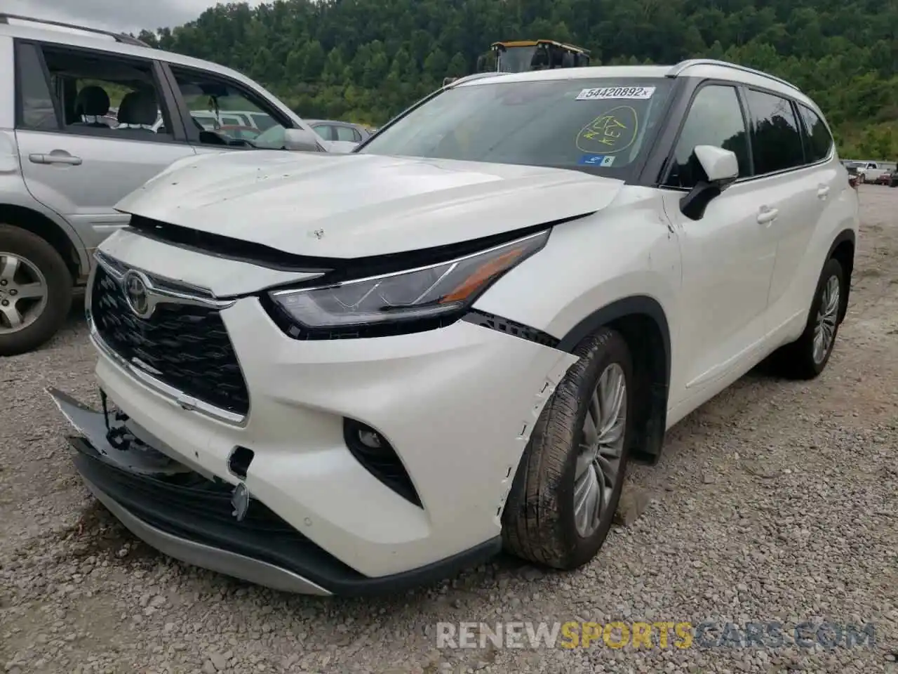 2 Photograph of a damaged car 5TDFZRBH2MS077785 TOYOTA HIGHLANDER 2021