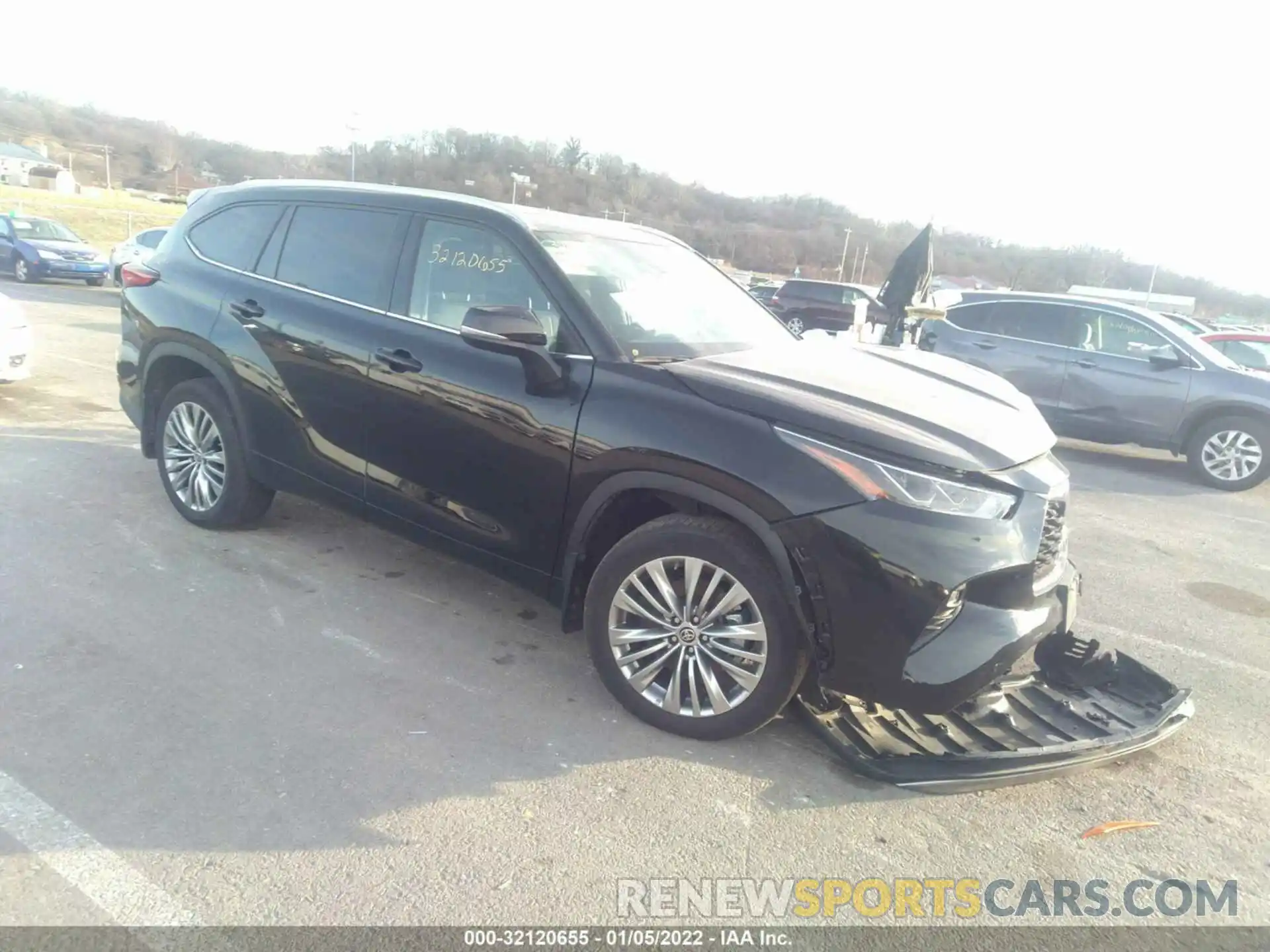 1 Photograph of a damaged car 5TDFZRBH2MS095316 TOYOTA HIGHLANDER 2021