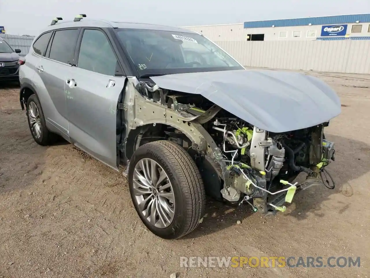 1 Photograph of a damaged car 5TDFZRBH2MS103897 TOYOTA HIGHLANDER 2021