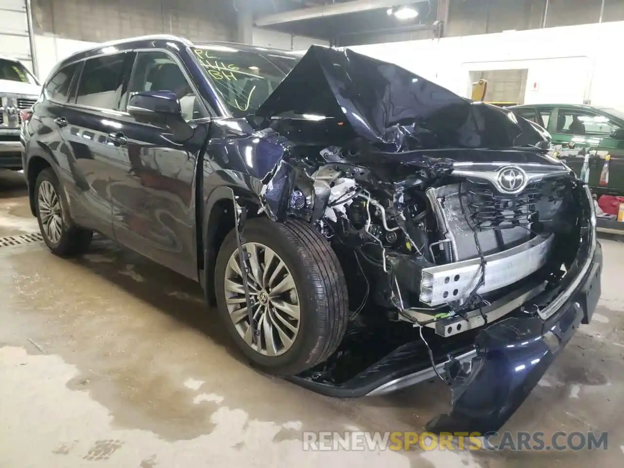 1 Photograph of a damaged car 5TDFZRBH2MS149181 TOYOTA HIGHLANDER 2021