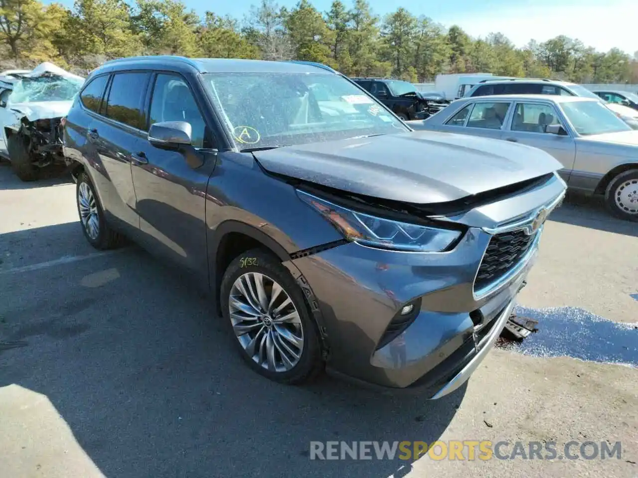 1 Photograph of a damaged car 5TDFZRBH3MS068433 TOYOTA HIGHLANDER 2021