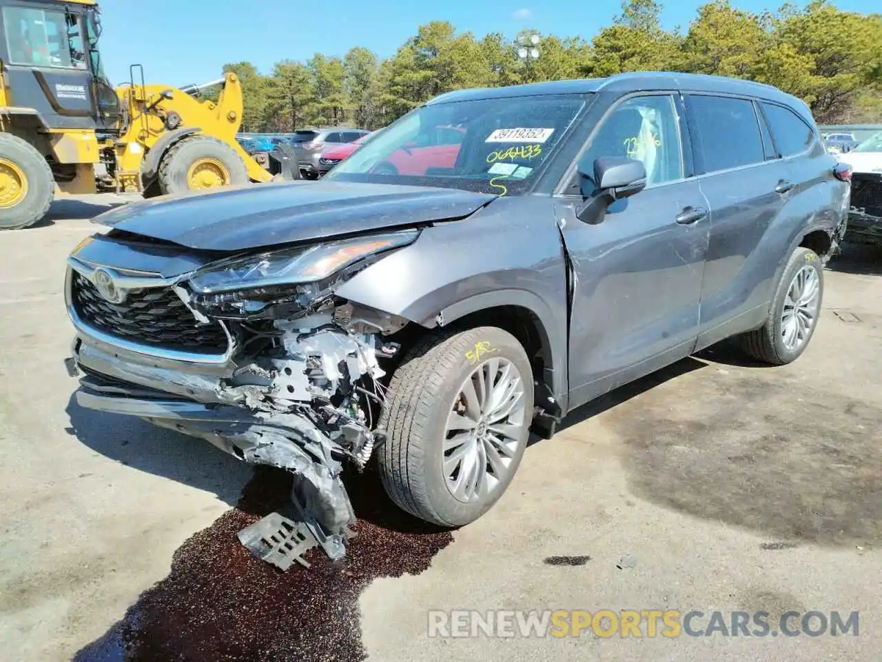 2 Photograph of a damaged car 5TDFZRBH3MS068433 TOYOTA HIGHLANDER 2021