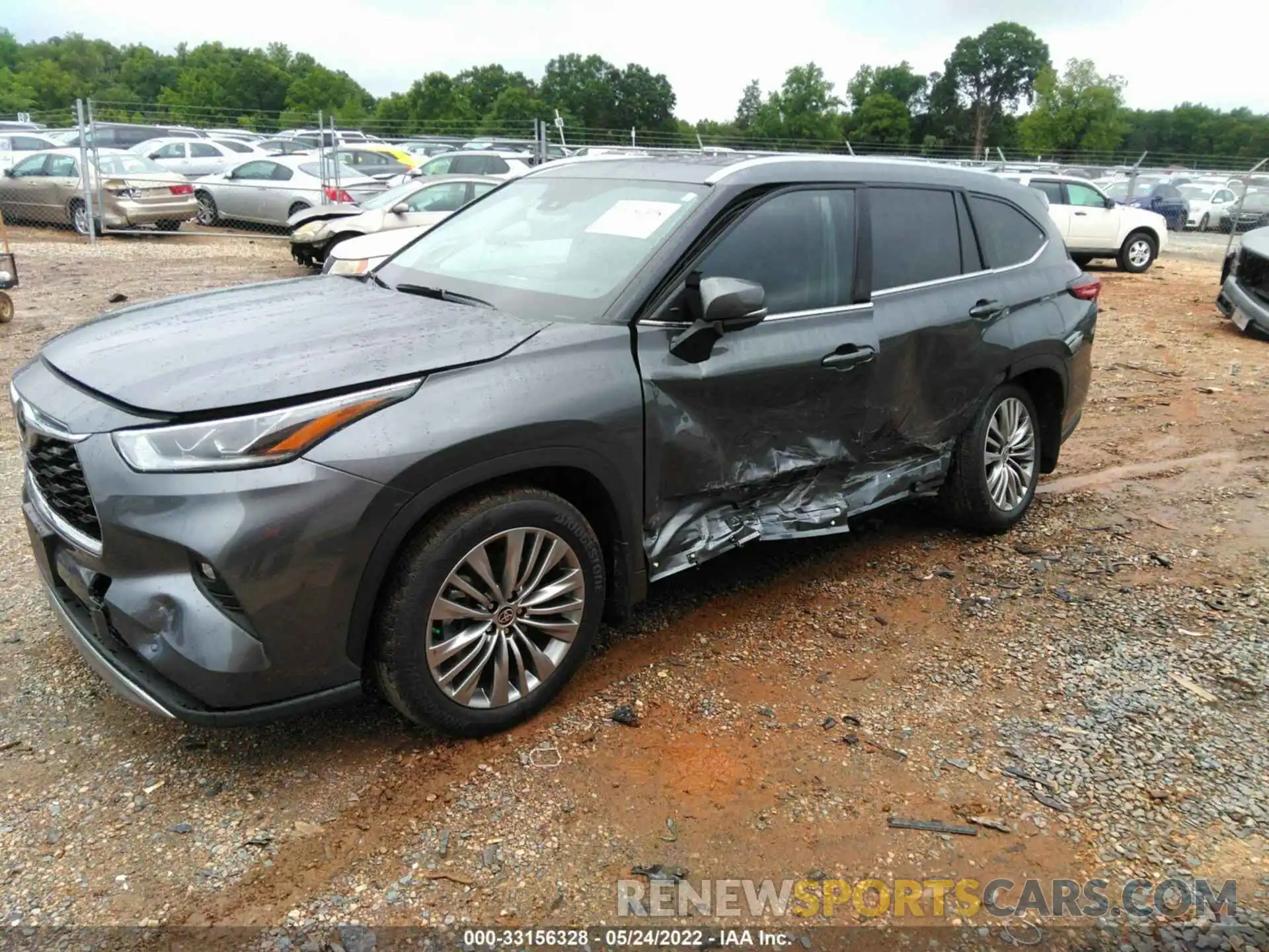 2 Photograph of a damaged car 5TDFZRBH3MS078265 TOYOTA HIGHLANDER 2021