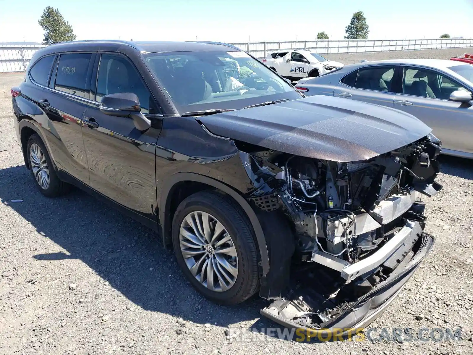 1 Photograph of a damaged car 5TDFZRBH4MS071180 TOYOTA HIGHLANDER 2021