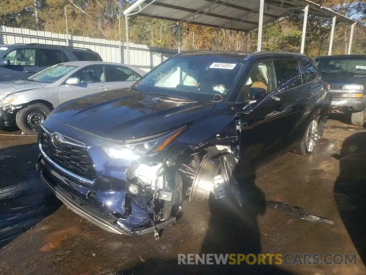 2 Photograph of a damaged car 5TDFZRBH5MS071222 TOYOTA HIGHLANDER 2021