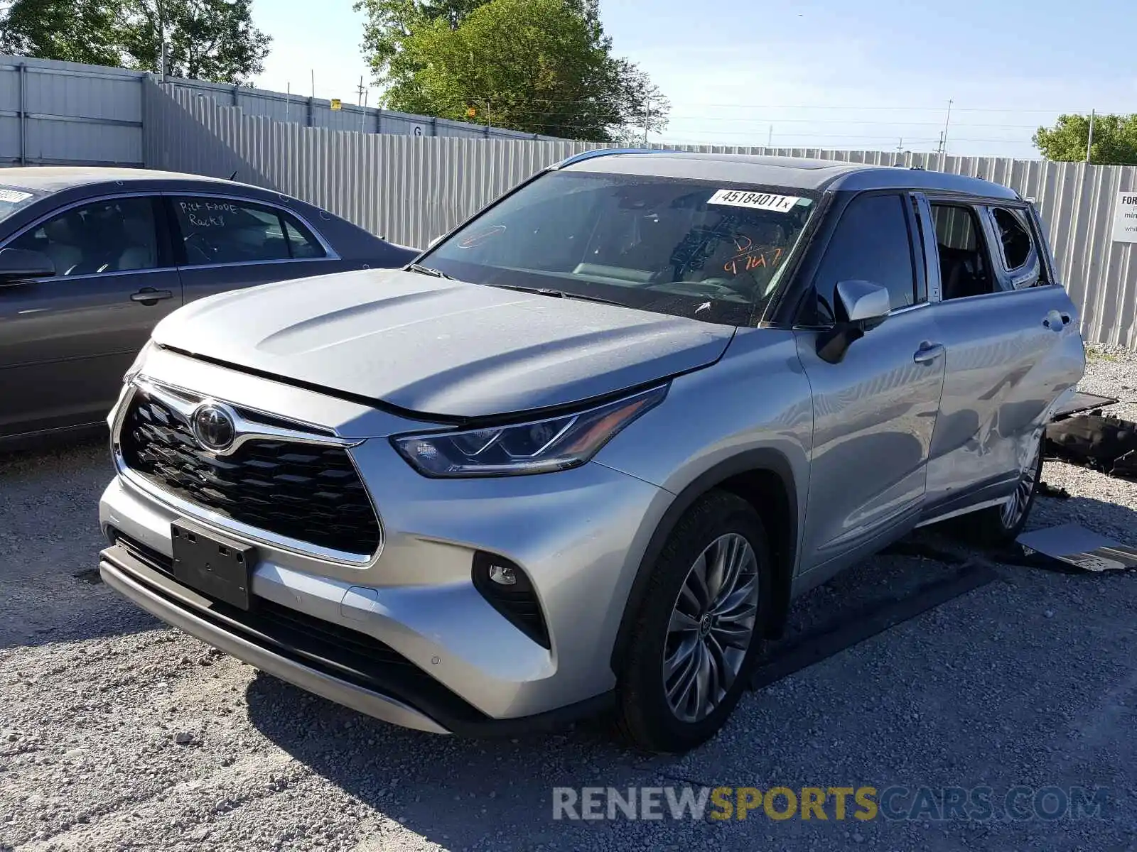 2 Photograph of a damaged car 5TDFZRBH5MS099747 TOYOTA HIGHLANDER 2021