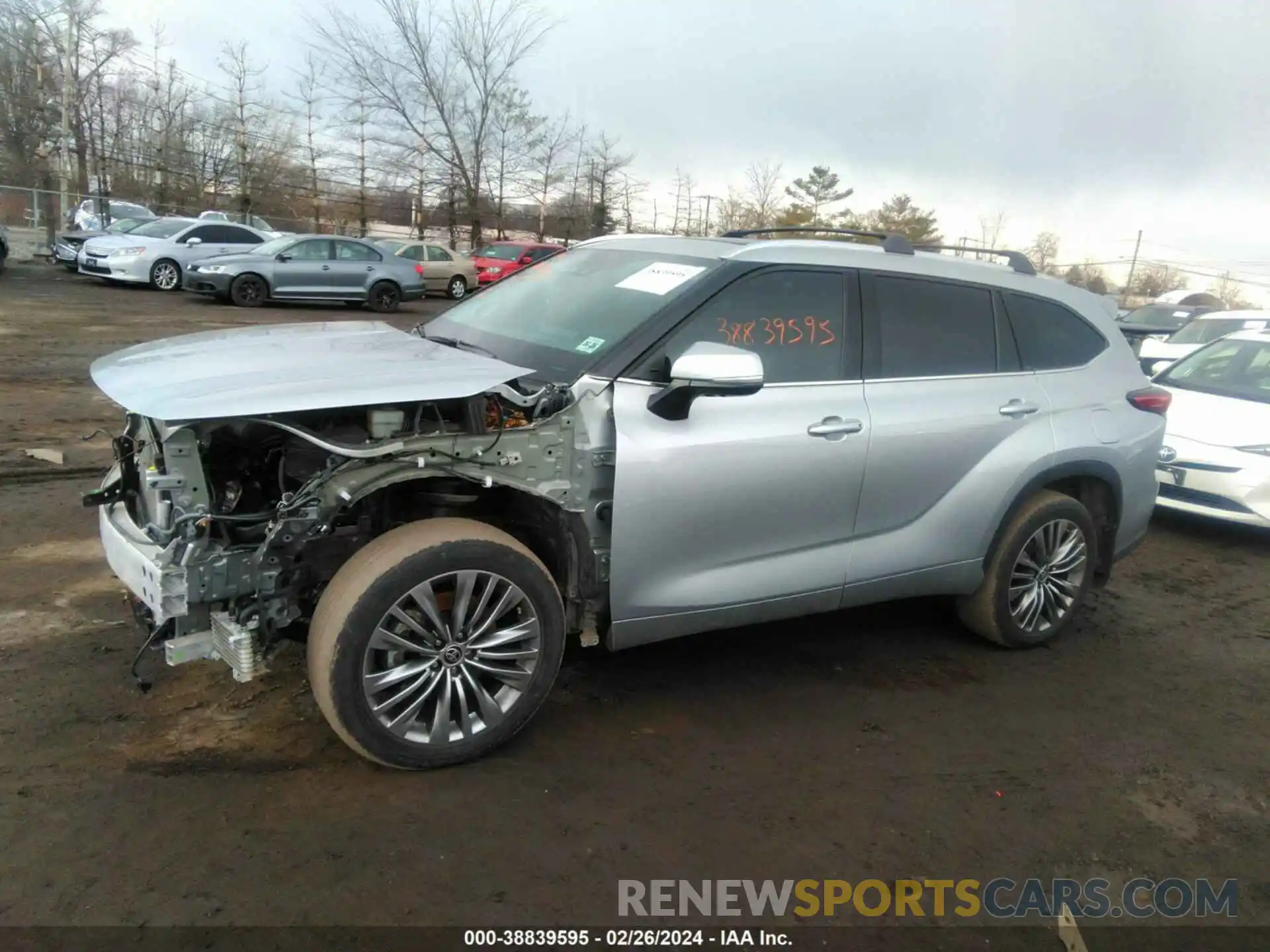 14 Photograph of a damaged car 5TDFZRBH5MS145139 TOYOTA HIGHLANDER 2021