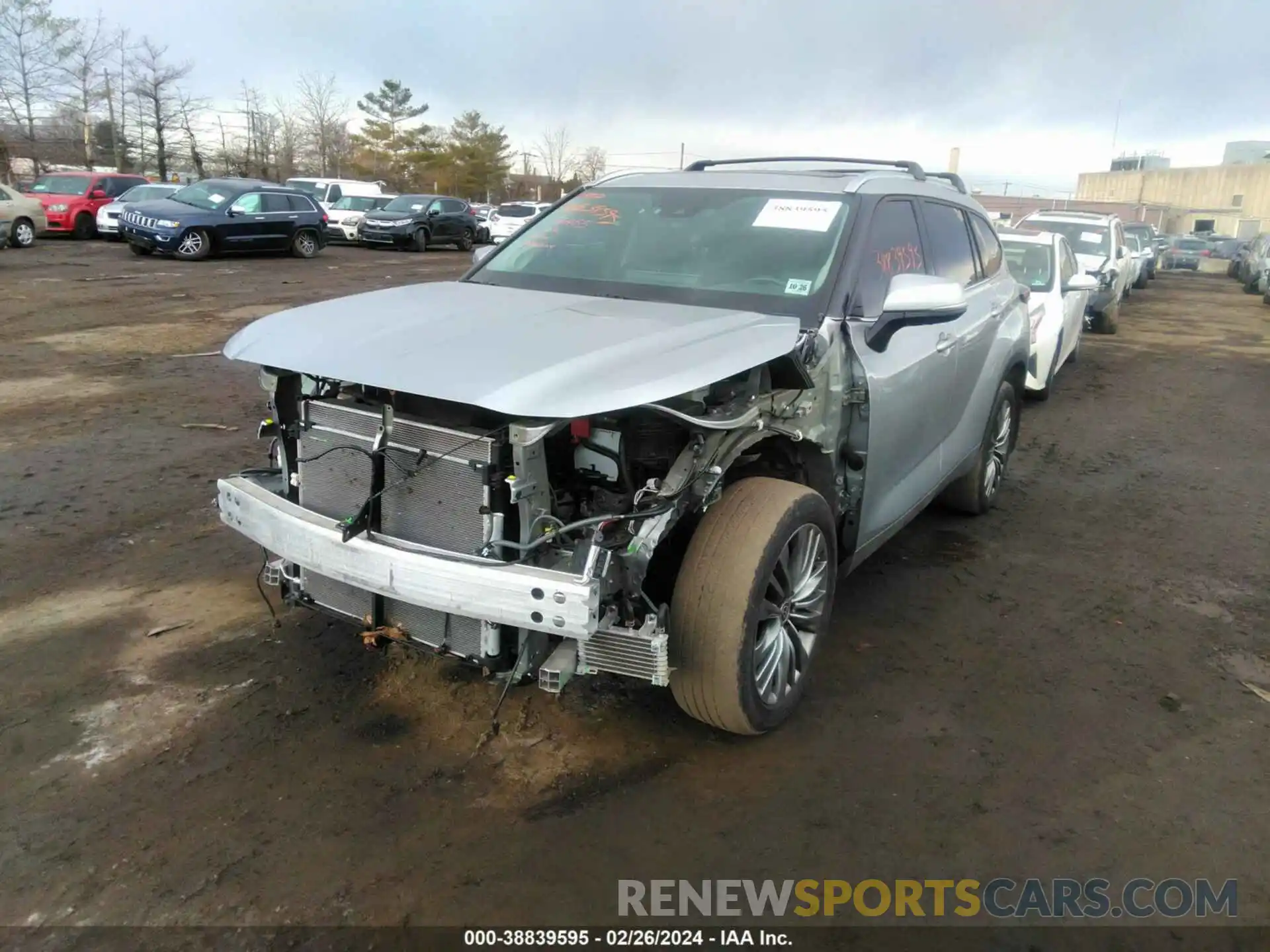 2 Photograph of a damaged car 5TDFZRBH5MS145139 TOYOTA HIGHLANDER 2021